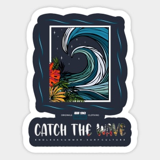 catch the wave Sticker